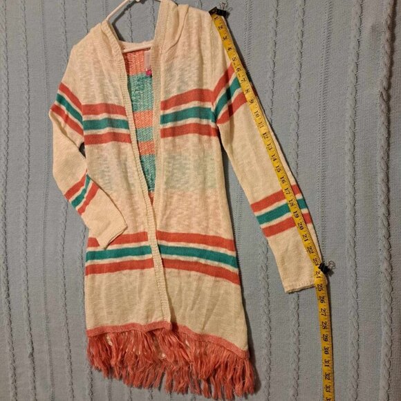 No Boundaries Open Front Long Sleeve Cardigan Women's Size M(7-9)‎ Multicolor - Picture 8 of 9